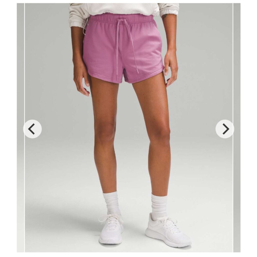 Lululemon Inner Glow High-Rise Short 3" Color Velvet Dust Size 2